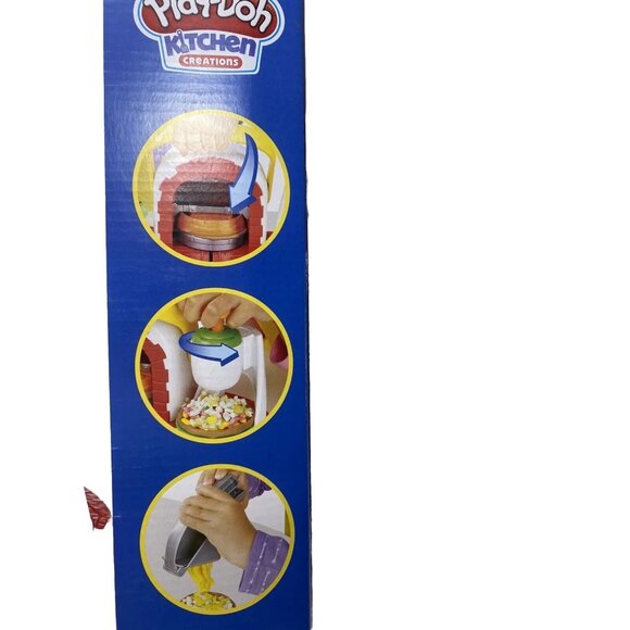 Play-Doh Stamp N' Top Pizza Oven Toy Kitchen Play Doh Set Fun - Picture 6 of 8